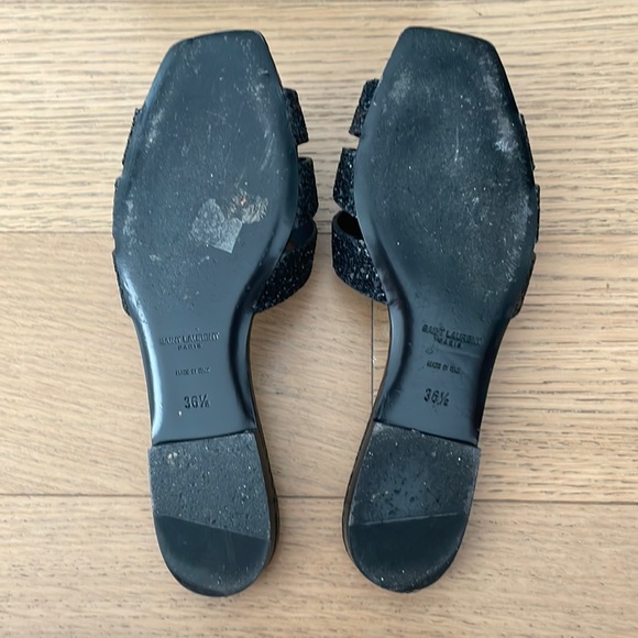 Saint Laurent Tribute Sandals - Picture 3 of 4